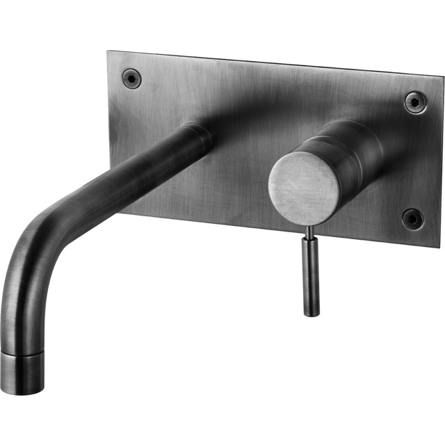 tvättställsblandare box008 för inbyggnad br black chrome | beijerbygg byggmaterial